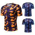 Men's Camouflage Print Short-Sleeved T-Shirt