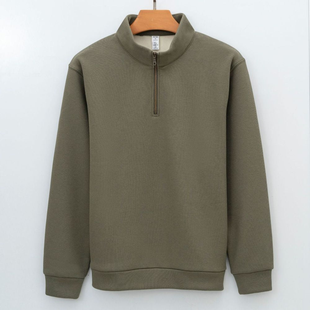 Men's Fleece Zip-Up Long-Sleeve Hoodie