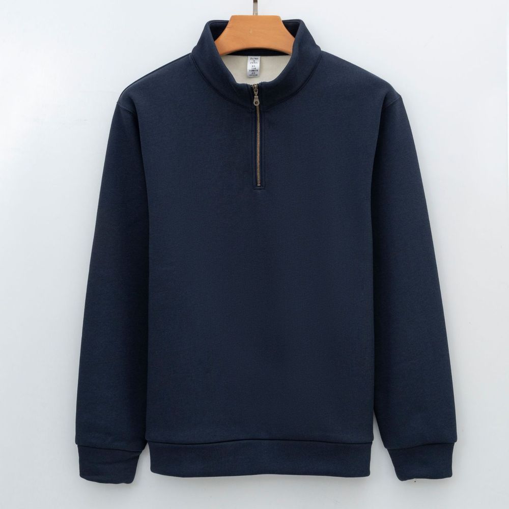 Men's Fleece Zip-Up Long-Sleeve Hoodie