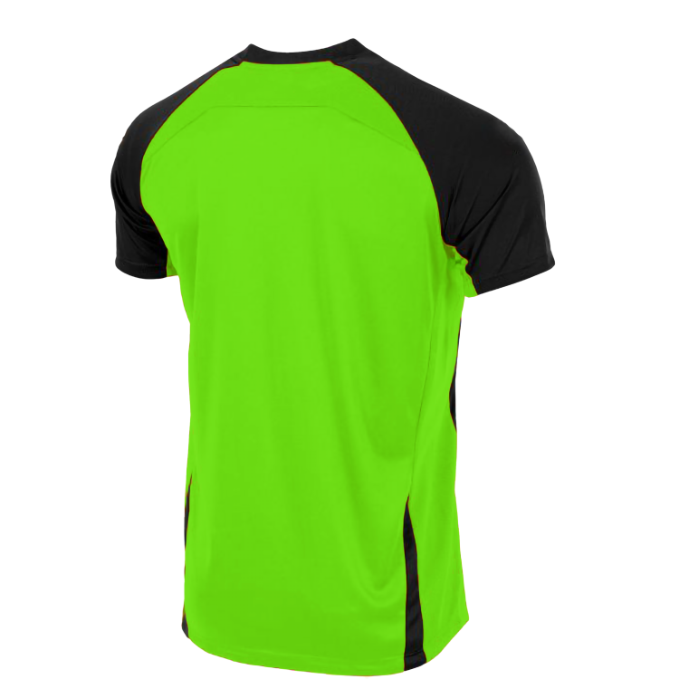 Men's Green and Black Quick-Dry Sports T-Shirt