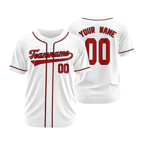 Custom Men's Short-Sleeve Sports Baseball Jersey