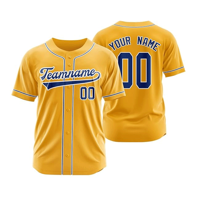 Custom Men's Short-Sleeve Sports Baseball Jersey