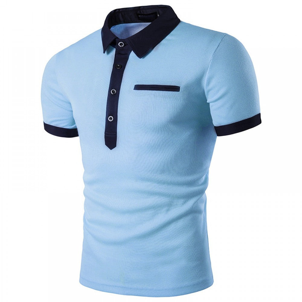 Men's Casual Short Sleeve Polo Shirt