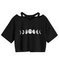 Women's Print V-Neck Short-Sleeved T-Shirt